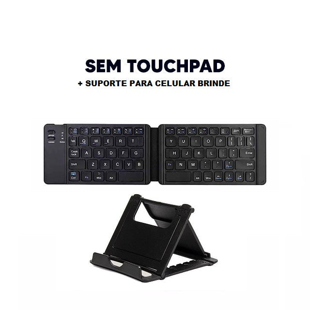 Z9 - Teclado bluetooth dobrável + BRINDE EXCLUSIVO ⚡